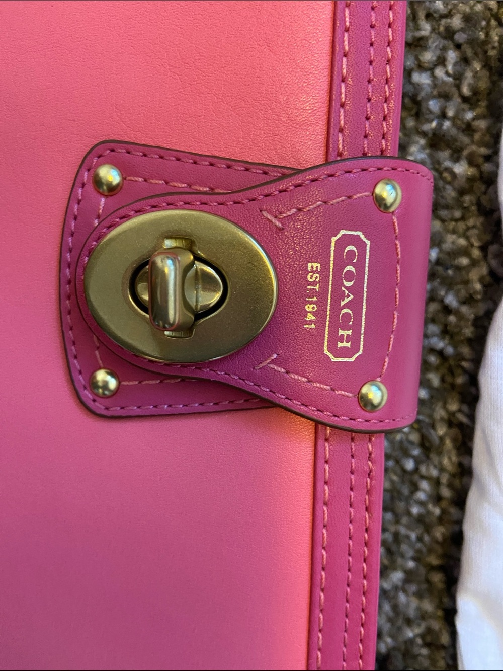 LeGaCy planner leather nos 2009 CoAcH large rose PINK rare! - Picture 2 of 8